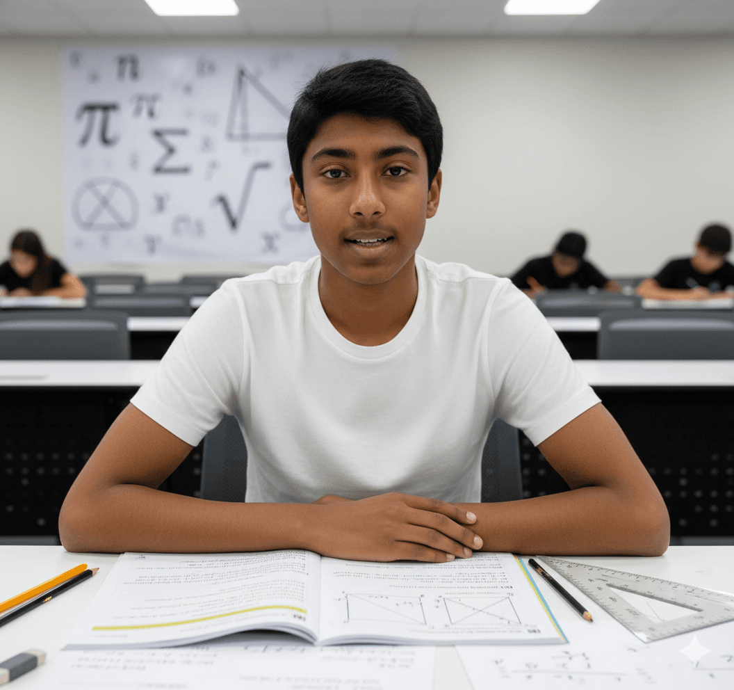 Mukund is taking math classes online from USA
