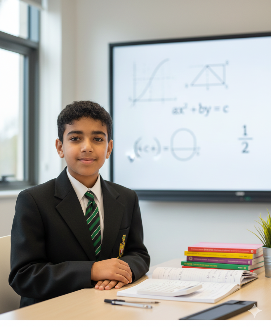 Adam excelling in math classes by Oratrics