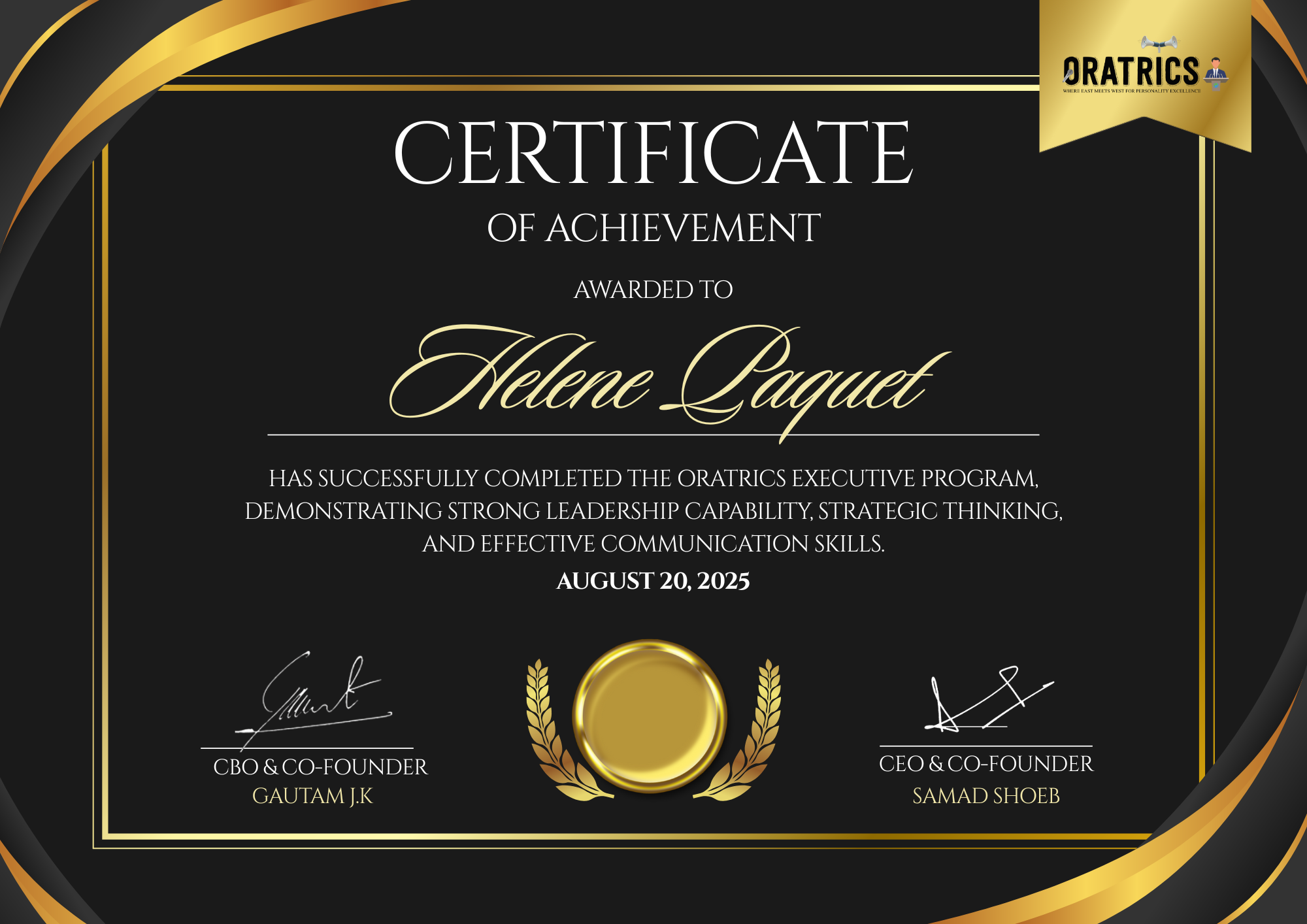 Certification