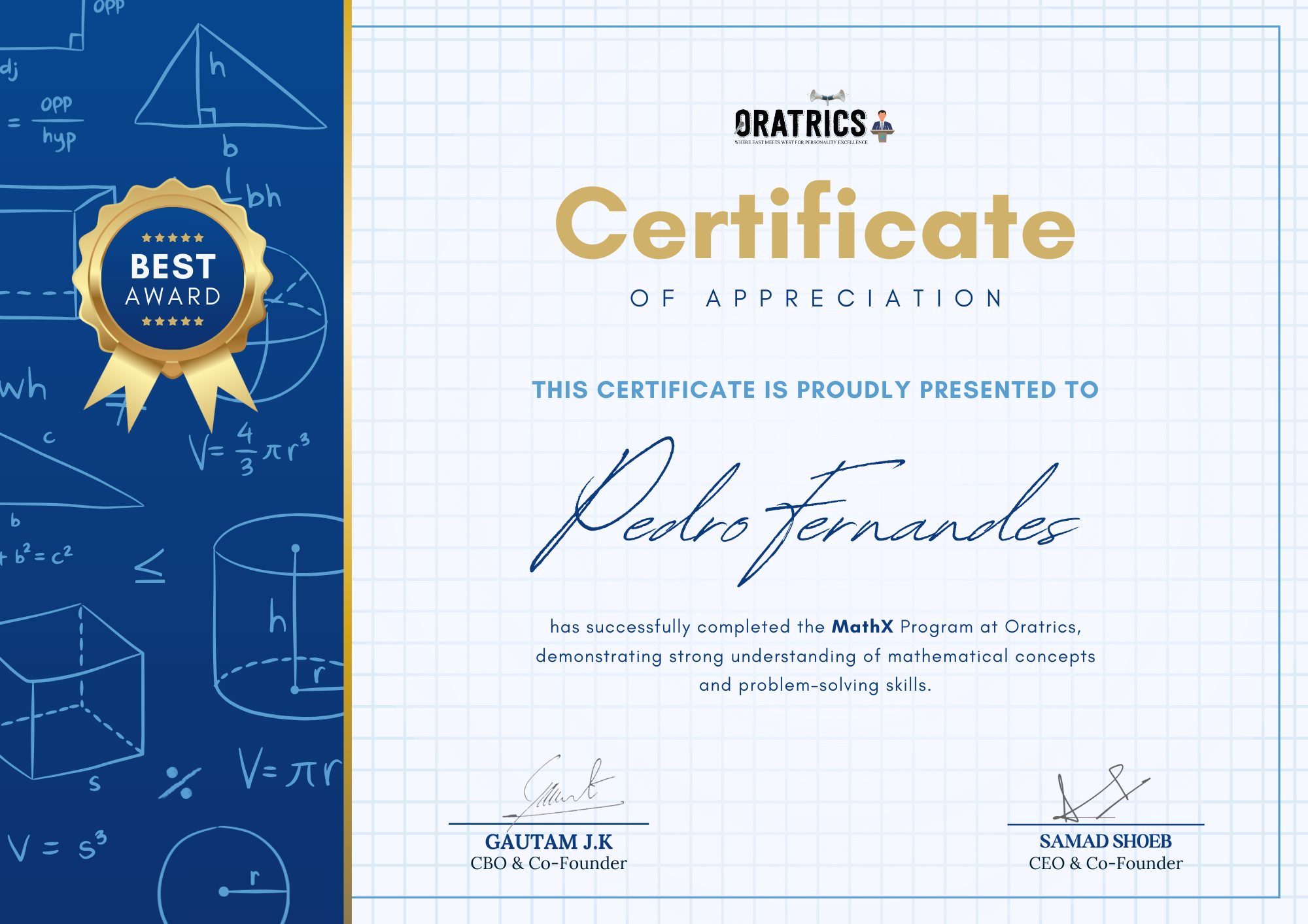 Certification