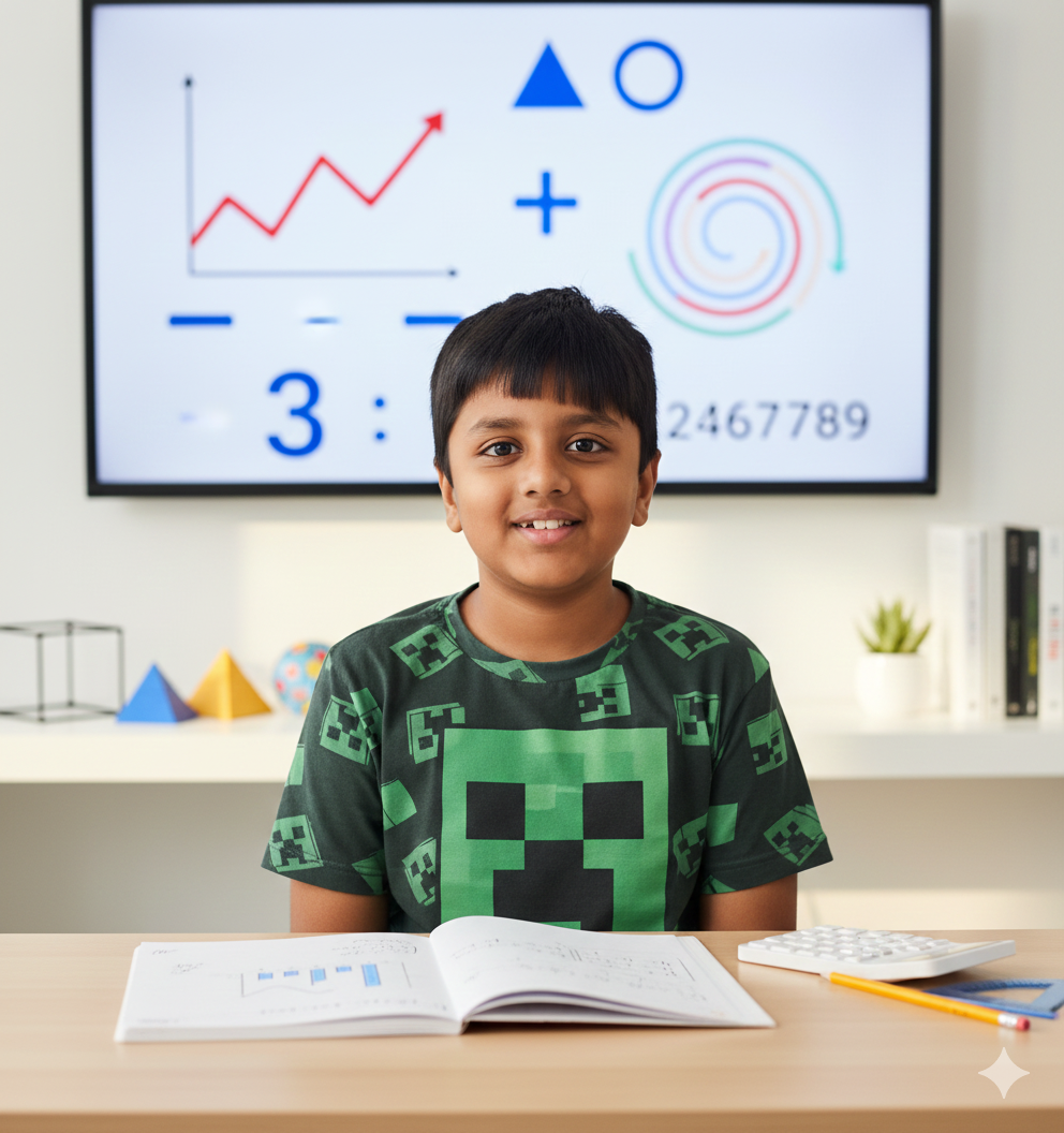 Moksheth is Oratrics MathX student from USA, confident in math